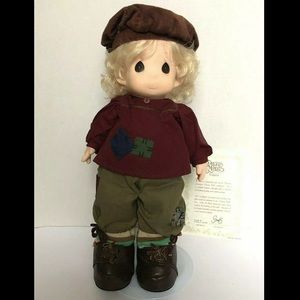 Precious Moments 16” Erich Plush Doll w/ Stand MIB